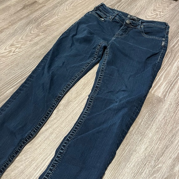 Silver High Waist Suki Slinny Jeans - Picture 6 of 6